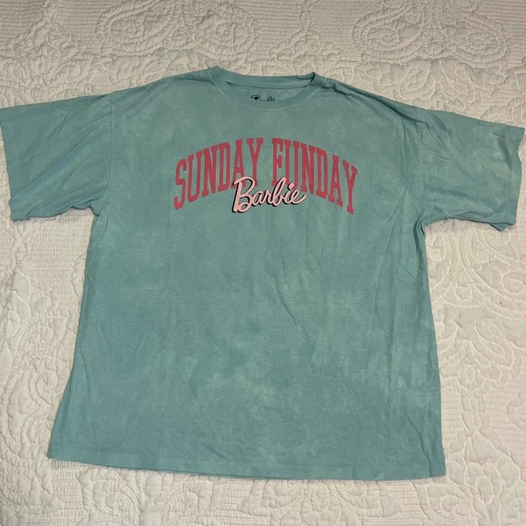 Tops - Barbie Sunday Funday Tshirt Size Small
